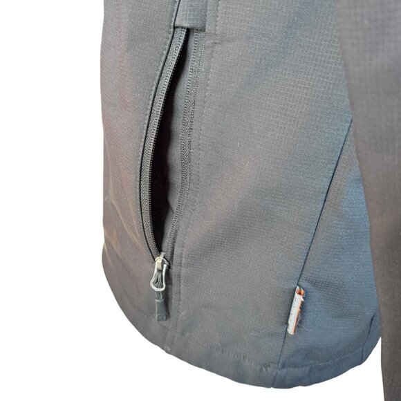 Free Country long sleeve zip up soft-shell fleece lined jacket windbreaker small - Picture 9 of 13